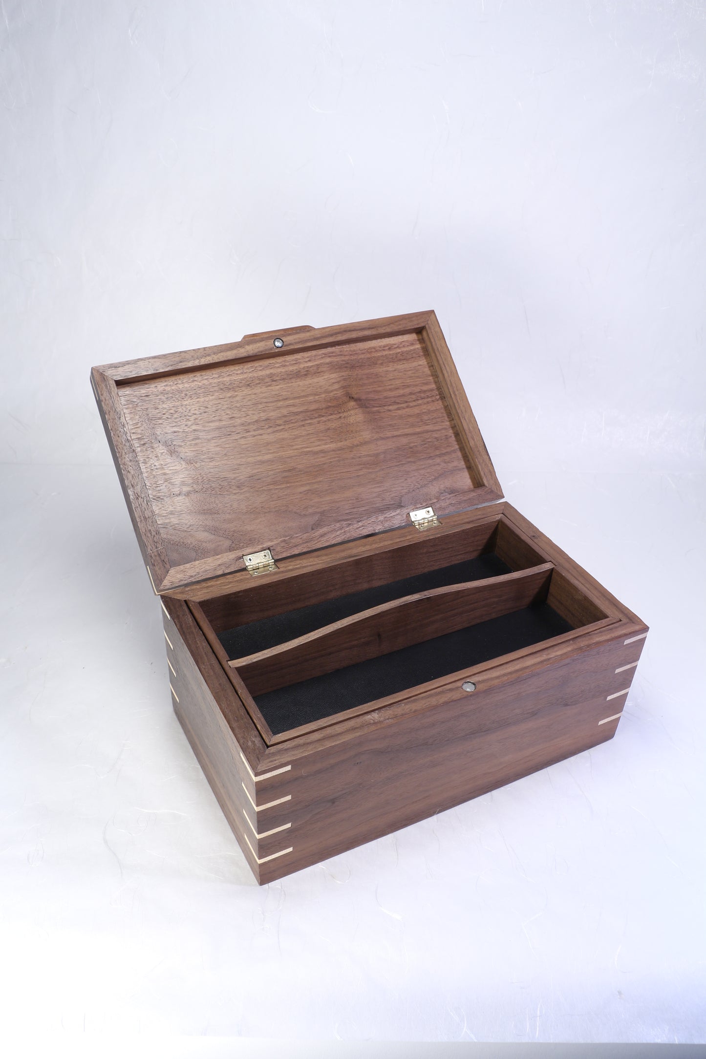 Walnut Keepsake Box | Heirloom | 11" x 6.5" x 5.25"