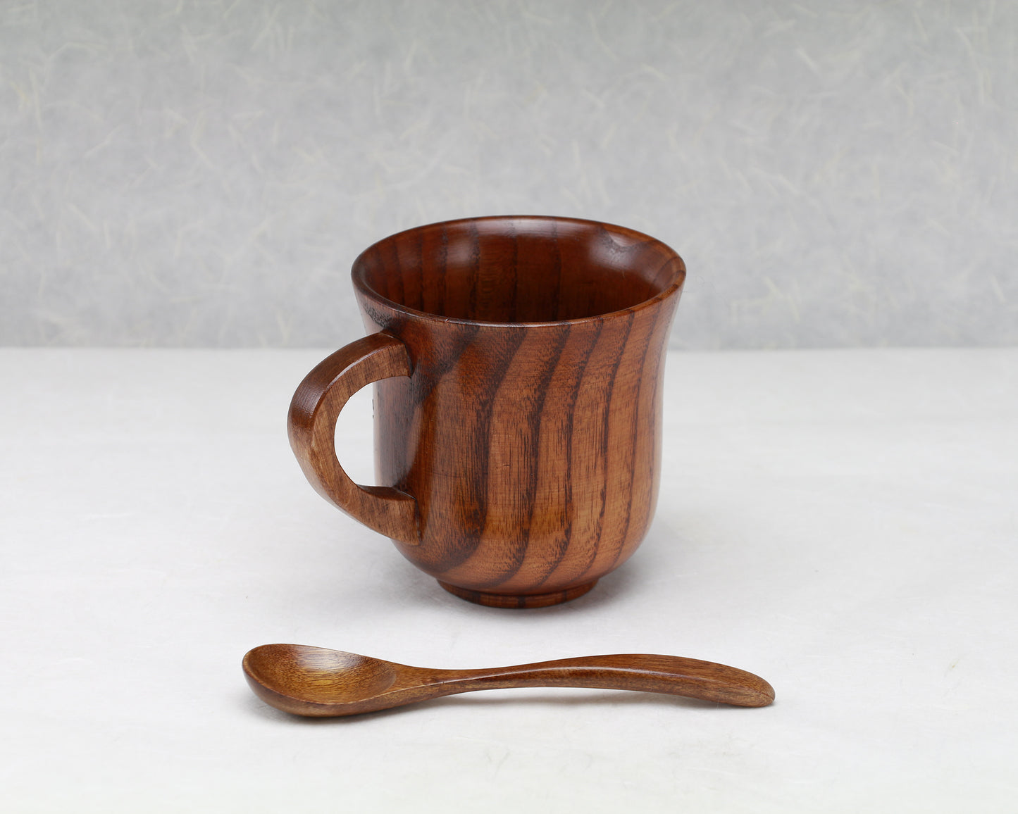Wooden Coffee Mug I Tea Cup | Set with a wooden tea spoon