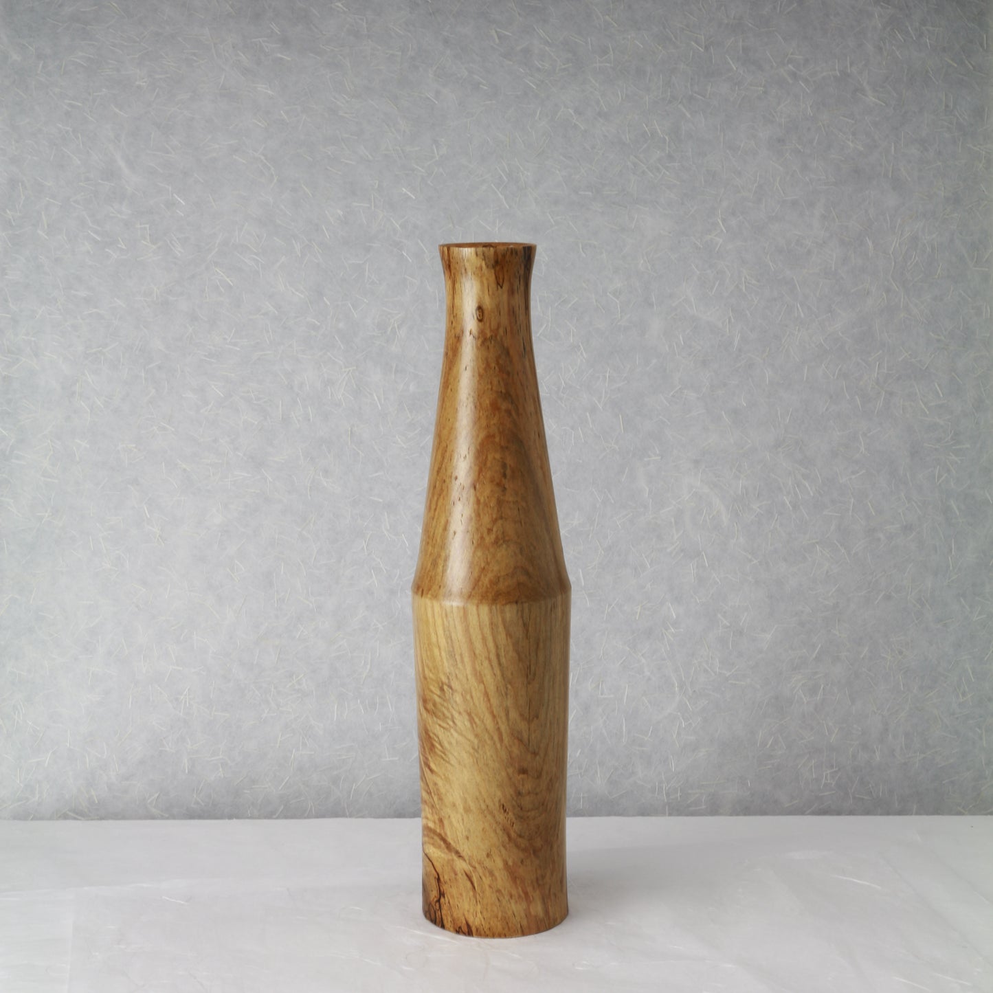 Spalted Maple Vase | Ichirinsashi | 12"H x 2.5" Diam.| Hand-Turned