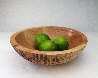 Cherry Bowl | Chiseled Exterior