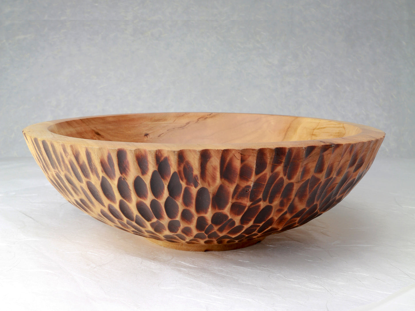 Cherry Bowl | Chiseled Exterior