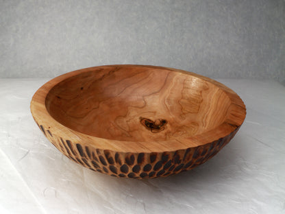 Cherry Bowl | Chiseled Exterior