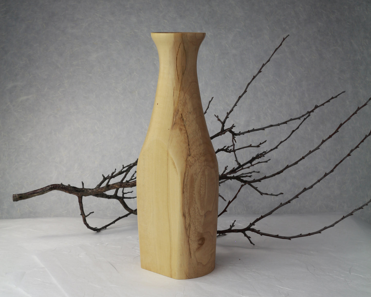 Wood Vase | Beech Vase | Single Flower Vase | Dry Flower Vase | Home Decor Vase