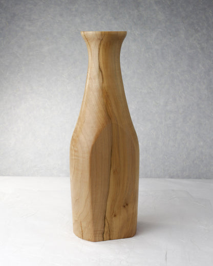 Wood Vase | Beech Vase | Single Flower Vase | Dry Flower Vase | Home Decor Vase