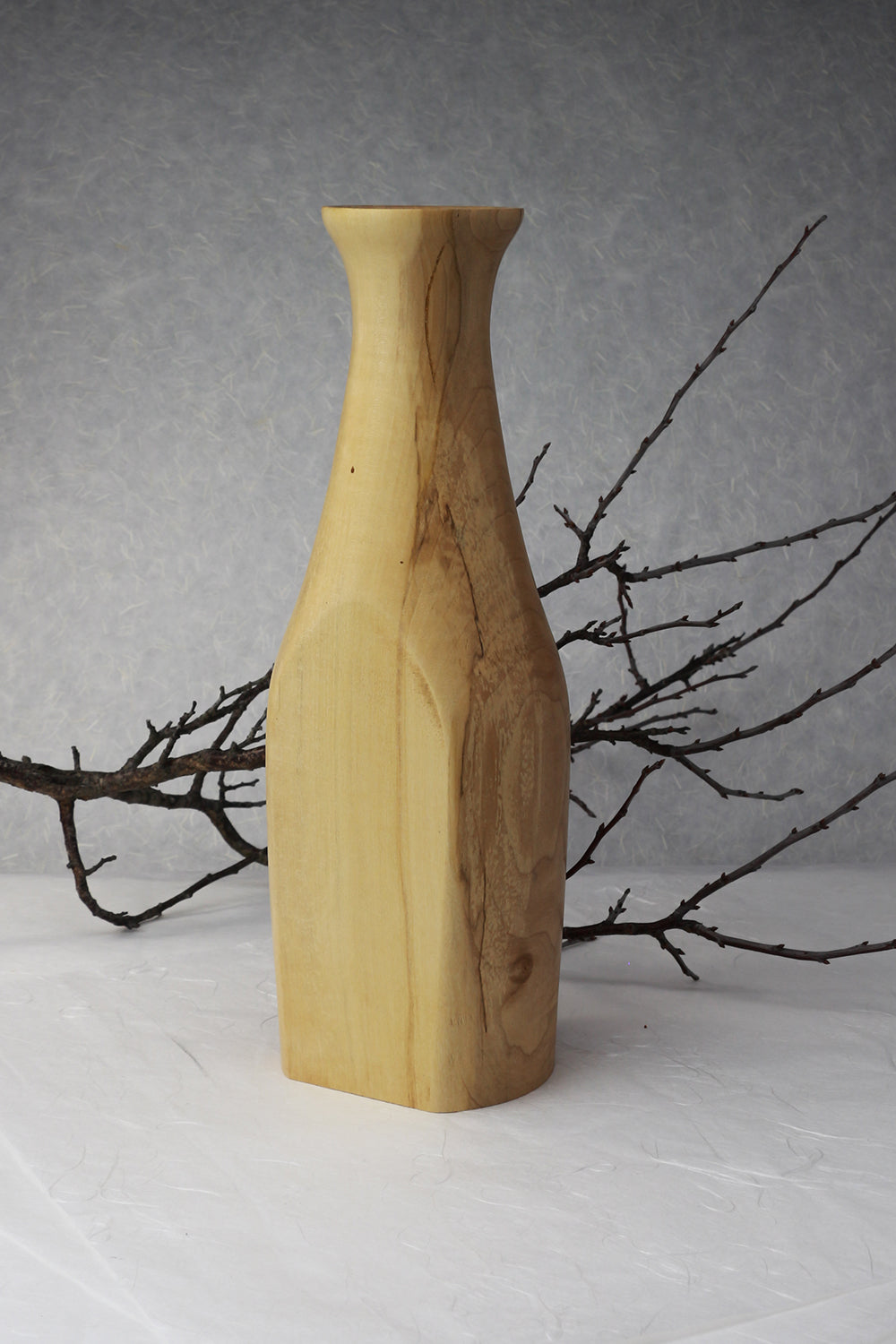 Wood Vase | Beech Vase | Single Flower Vase | Dry Flower Vase | Home Decor Vase