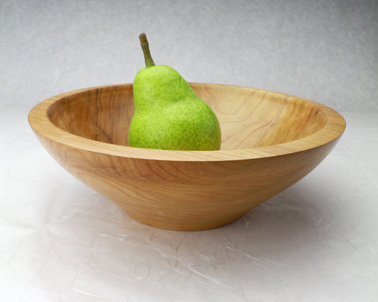 Cherry wood bowl | 9.4" Diameter | Salad bowl | Fruits bowl