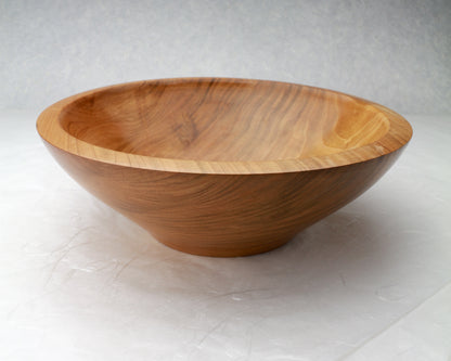 Cherry wood bowl | 9.4" Diameter | Salad bowl | Fruits bowl