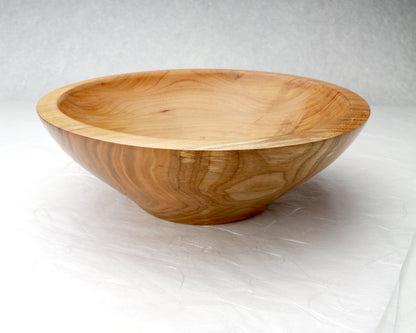 Cherry wood bowl | 9.4" Diameter | Salad bowl | Fruits bowl