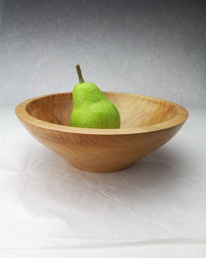 Cherry wood bowl | 9.4" Diameter | Salad bowl | Fruits bowl