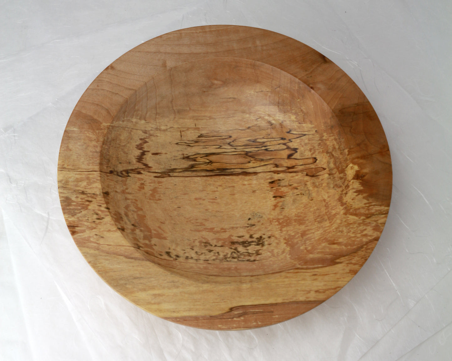 Shallow Bowl | Spalted Norway Maple | 11"diam.x 2.5"h