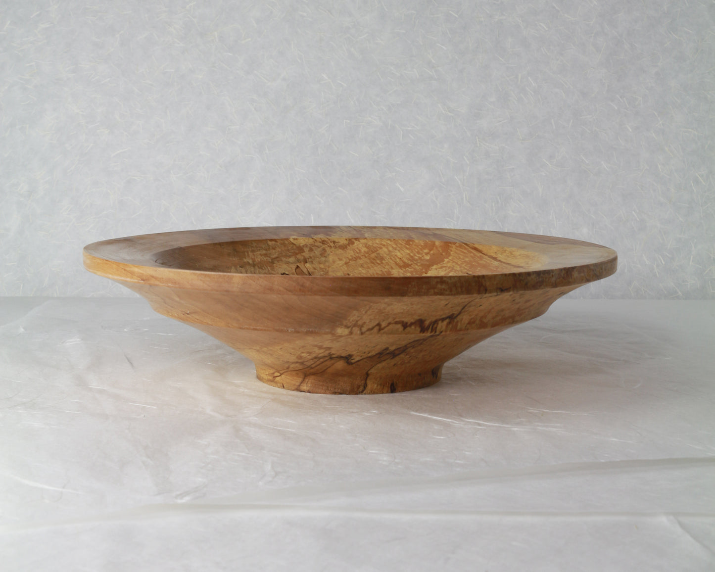 Shallow Bowl | Spalted Norway Maple | 11"diam.x 2.5"h