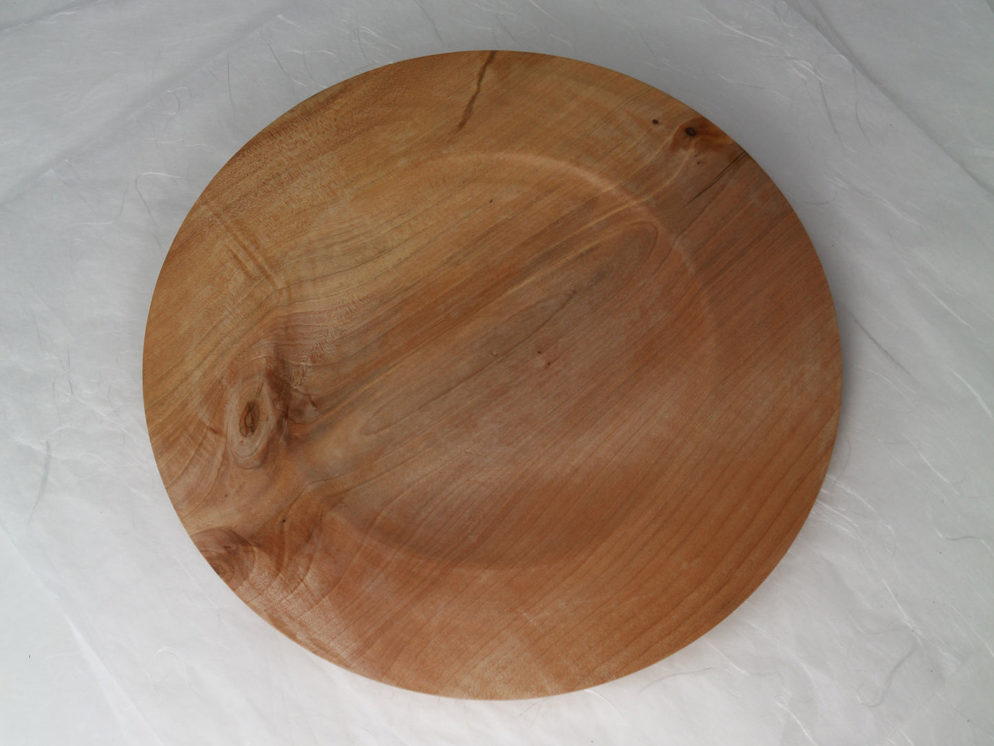 Wooden Plate | Norway Maple | 10.25" diam.x 0.75"h | Weight 13oz | Handcrafted