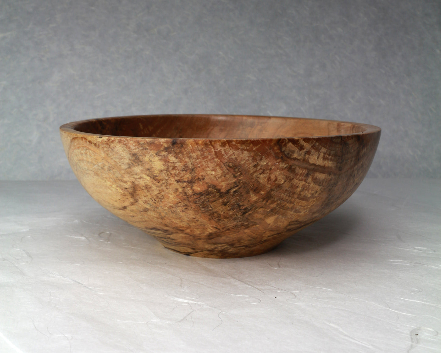 Spalted Maple Bowl | 8.5" x 3/8" | 15oz