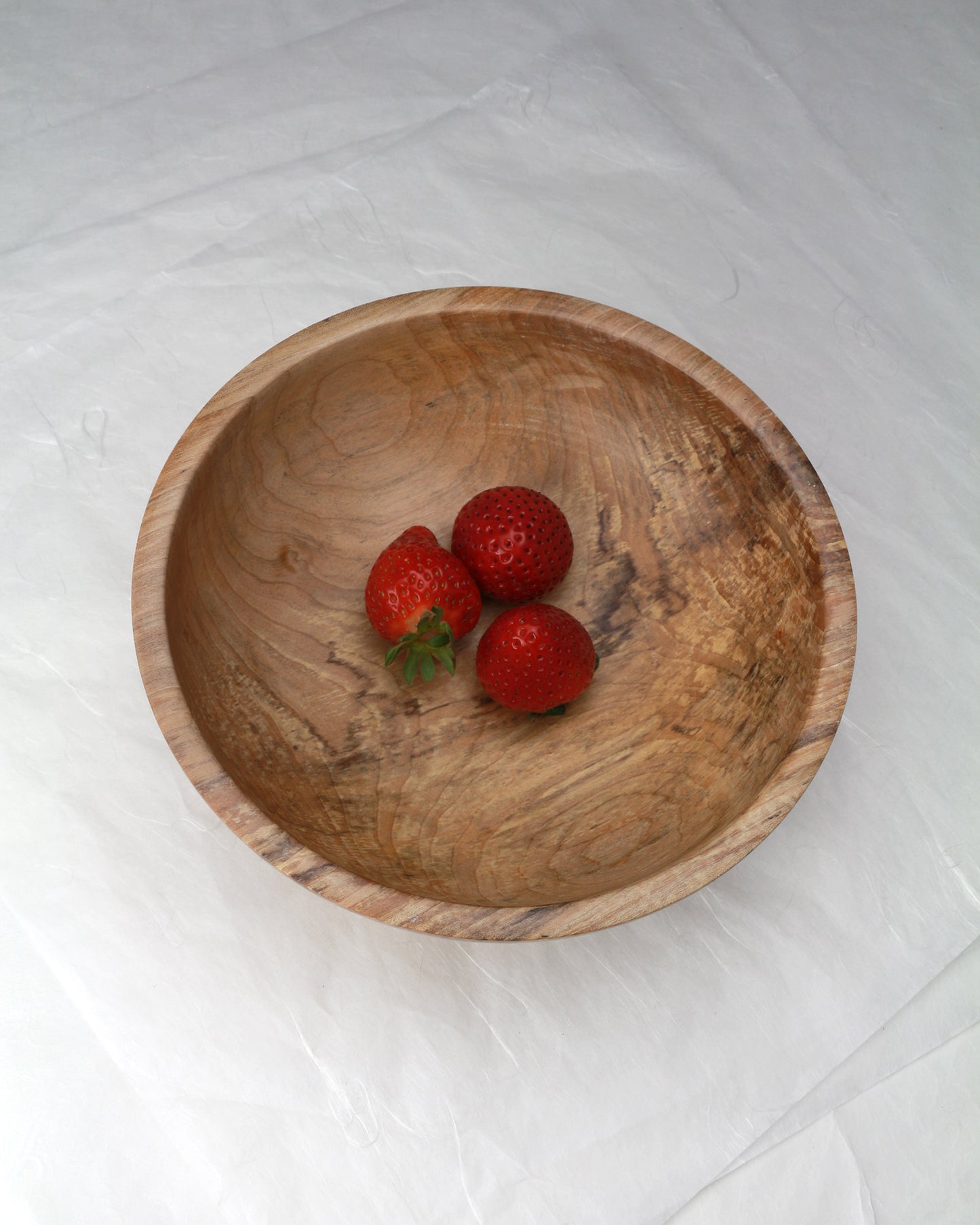 Spalted Maple Bowl | 8.5" x 3/8" | 15oz