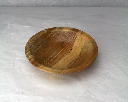 Beech Shallow Bowl | 7" diameter | 8oz (217g)