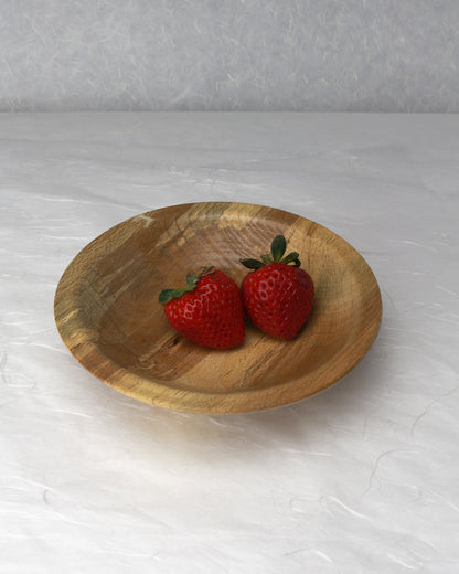 Beech Shallow Bowl | 7" diameter | 8oz (217g)