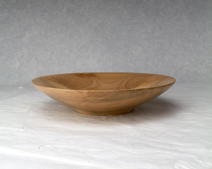 Beech Shallow Bowl | 8" Diameter x1.75"height | 13oz (350g)