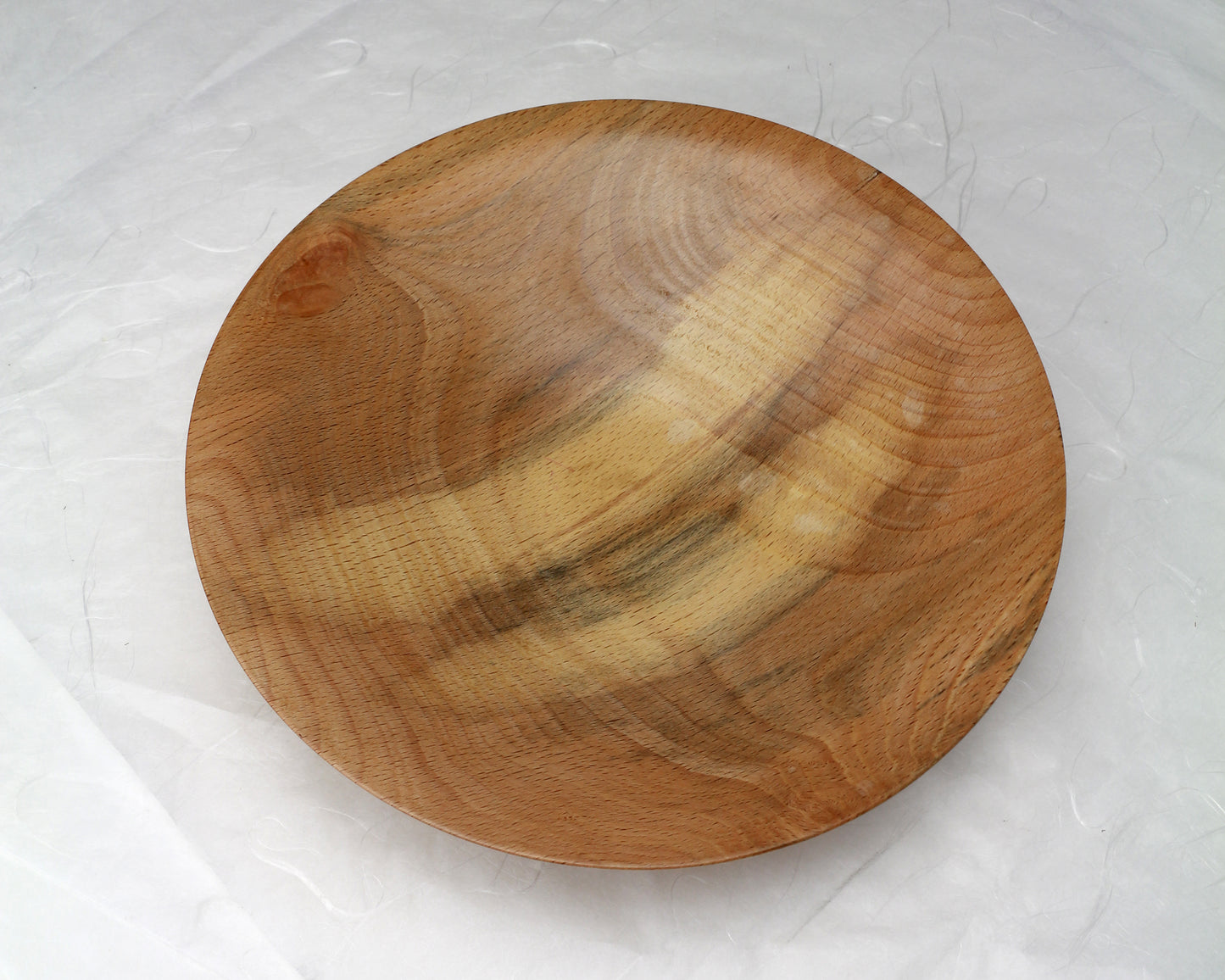 Beech Shallow Bowl | 8" Diameter x1.75"height | 13oz (350g)