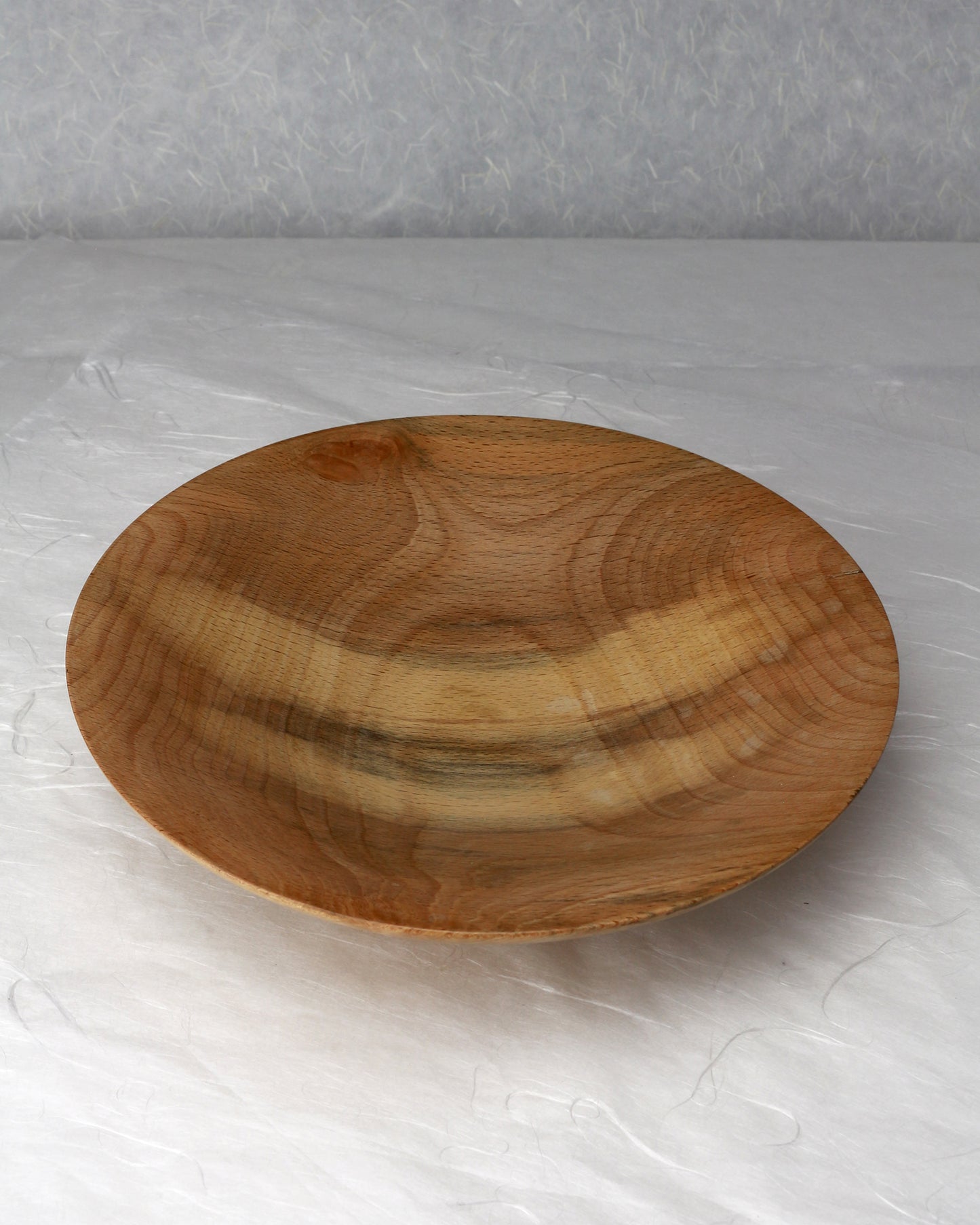 Beech Shallow Bowl | 8" Diameter x1.75"height | 13oz (350g)