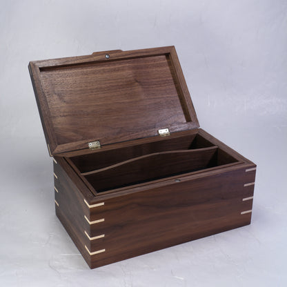 Walnut Keepsake Box | Heirloom | 11" x 6.5" x 5.25"