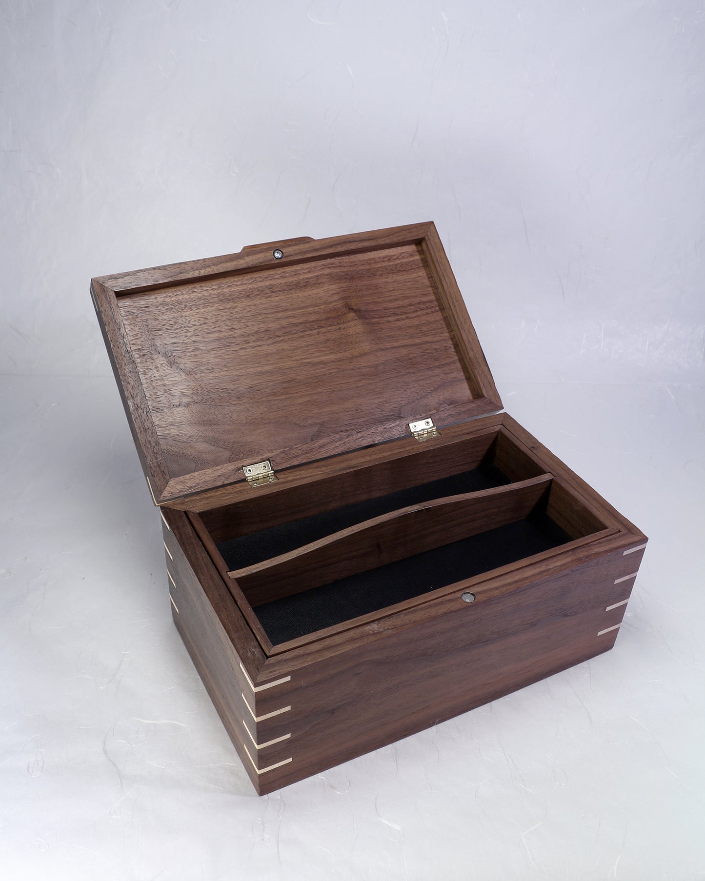 Walnut Keepsake Box | Heirloom | 11" x 6.5" x 5.25"