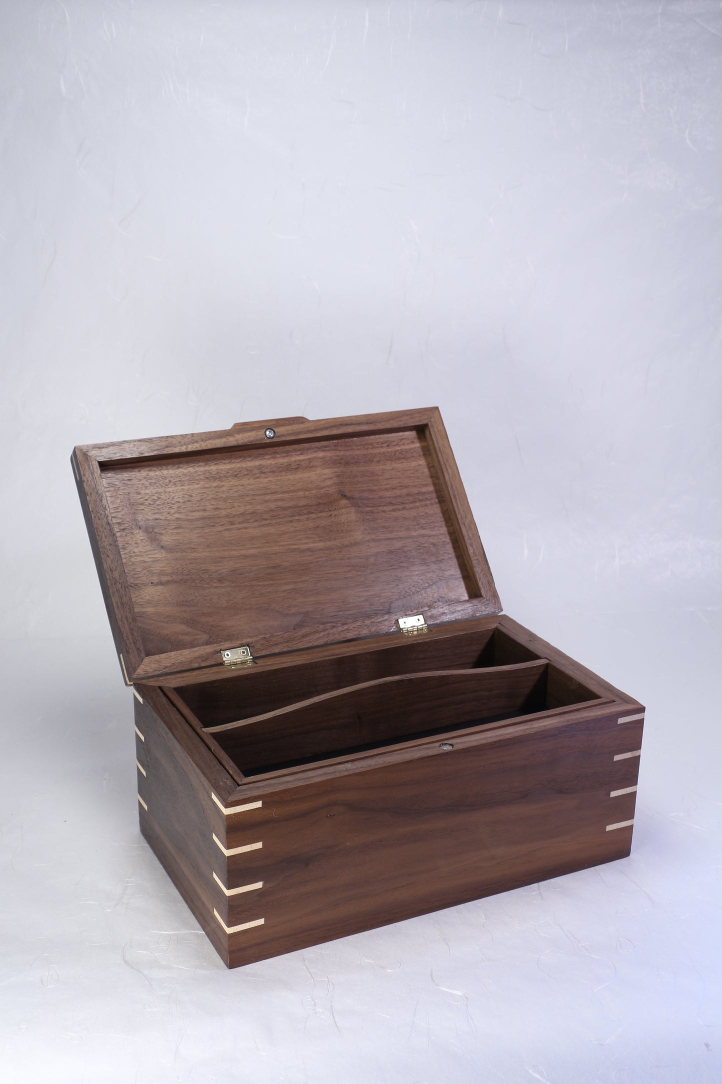 Walnut Keepsake Box | Heirloom | 11" x 6.5" x 5.25"