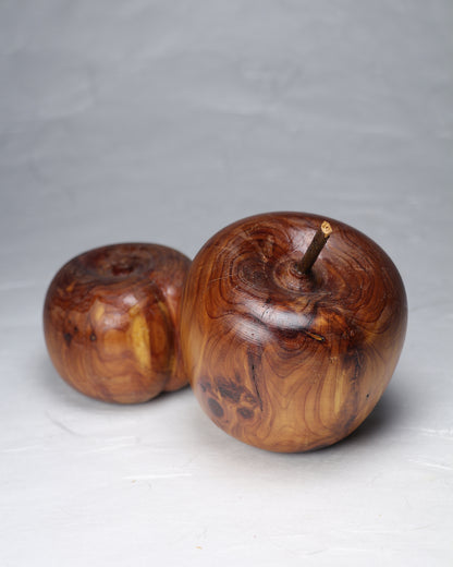 Wooden Apple Ornaments