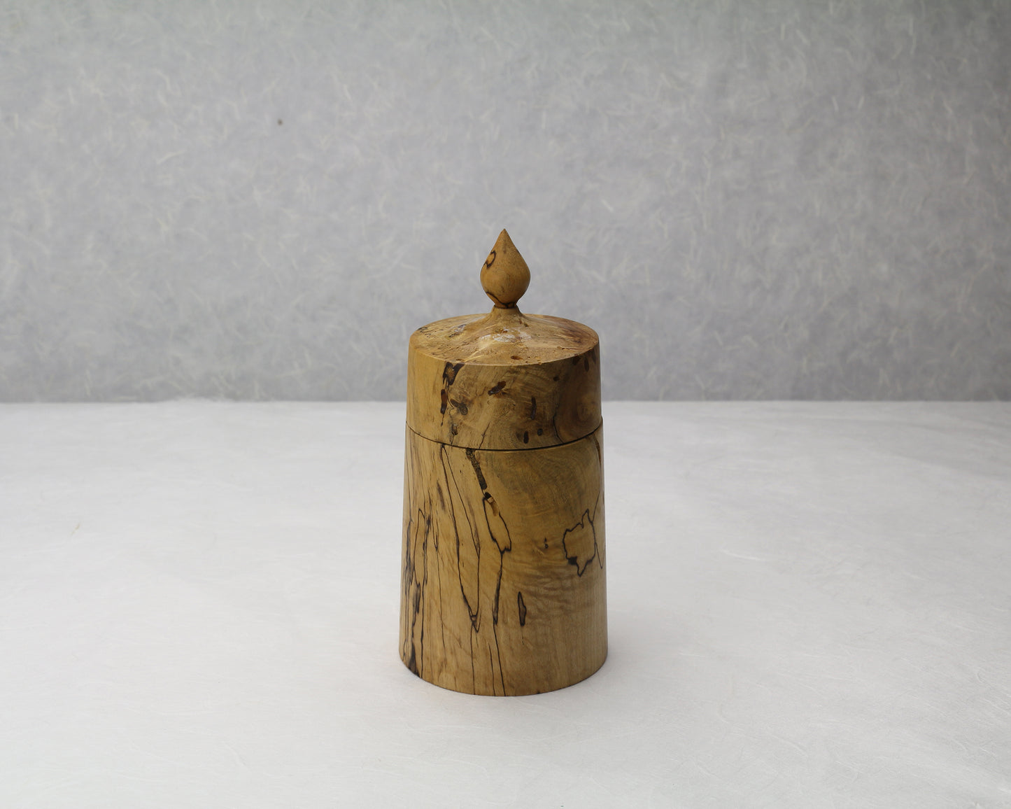 Hosta Stud Canister | Trinket Container | Tea Caddy | Small Canister | Spalted Maple