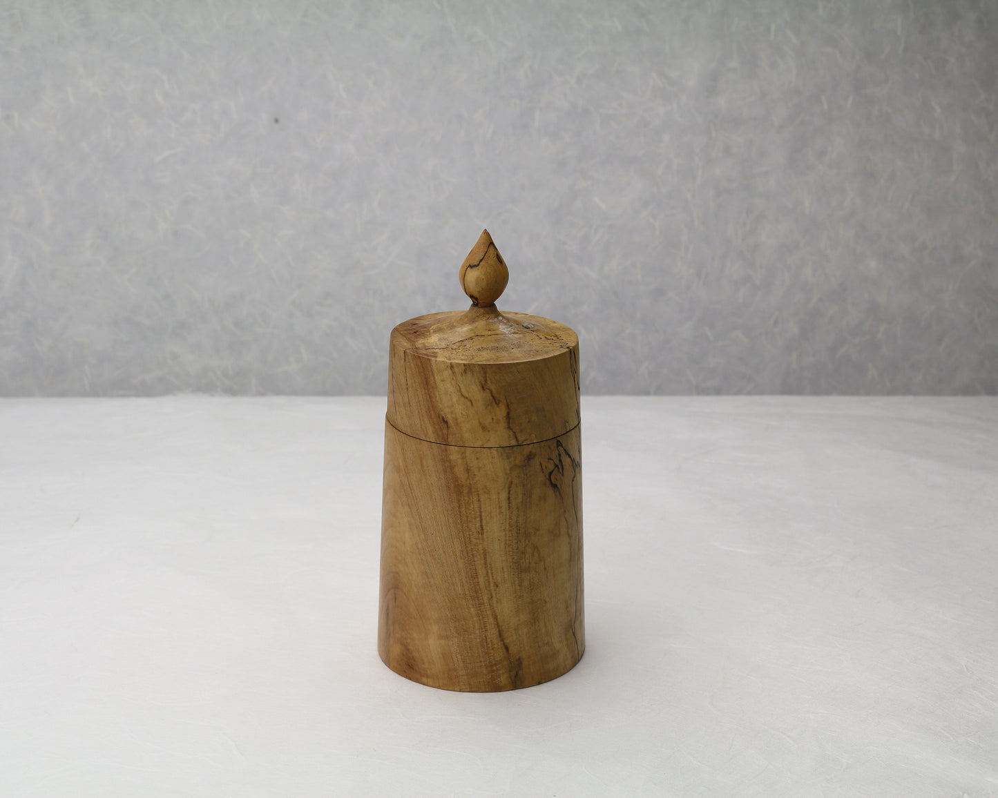 Hosta Stud Canister | Trinket Container | Tea Caddy | Small Canister | Spalted Maple