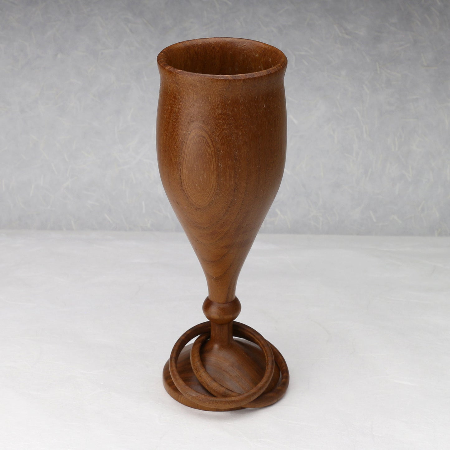 Two Rings Goblet I Osage Orange | 2.5" max diam.x 7.5" height | Wedding Gift