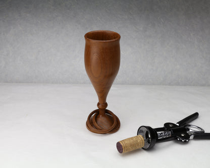 Two Rings Goblet I Osage Orange | 2.5" max diam.x 7.5" height | Wedding Gift