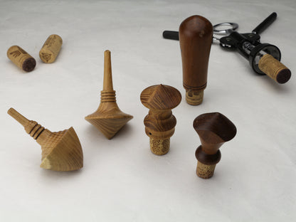 Wine Stoppers | Cork Cap | Hand Crafted | Woodturning