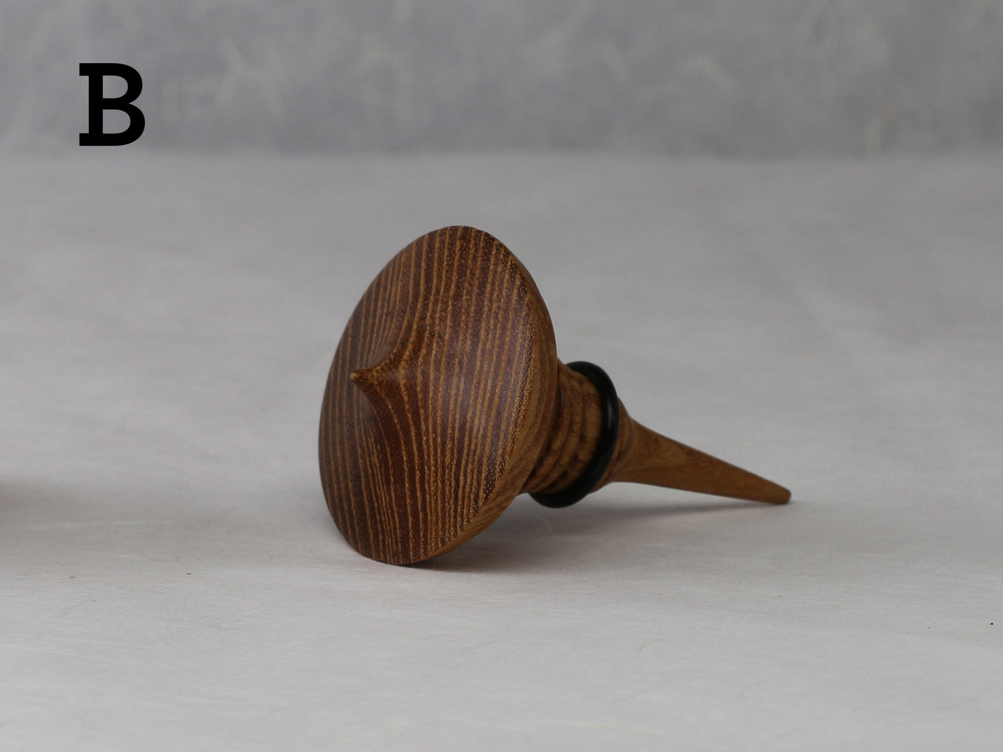 Wine Stopper |  Spinning Taps | Locust Wood | Hand Crafted | Toy Bottle Stop