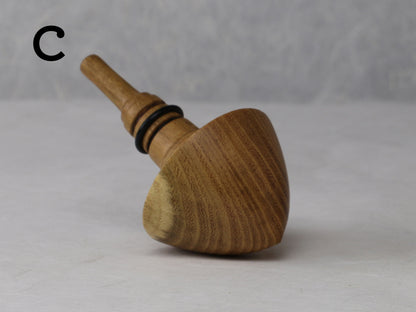 Wine Stopper |  Spinning Taps | Locust Wood | Hand Crafted | Toy Bottle Stop