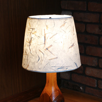 Handcrafted Table Lamp | Rustic Cabin Lamp | DC12V Battery Operation | Original Shade Collection