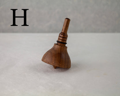 Wine Stopper |  Spinning Taps | Locust Wood | Hand Crafted | Toy Bottle Stop