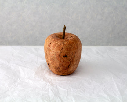 Wooden Fruit Ornaments | Apples | Peach | Pears | Persimmon | Lemon