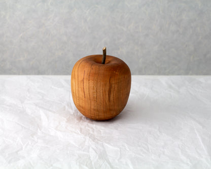 Wooden Fruit Ornaments | Apples | Peach | Pears | Persimmon | Lemon