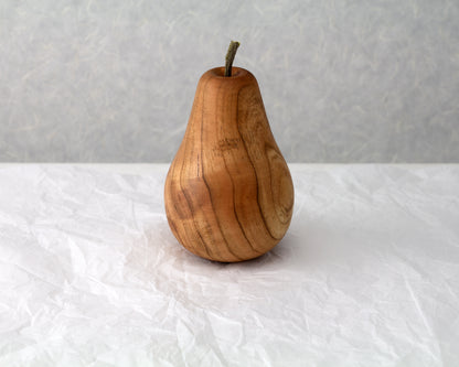 Wooden Fruit Ornaments | Apples | Peach | Pears | Persimmon | Lemon