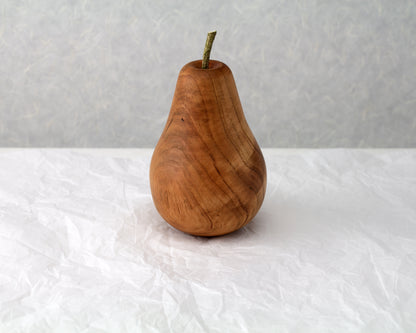 Wooden Fruit Ornaments | Apples | Peach | Pears | Persimmon | Lemon
