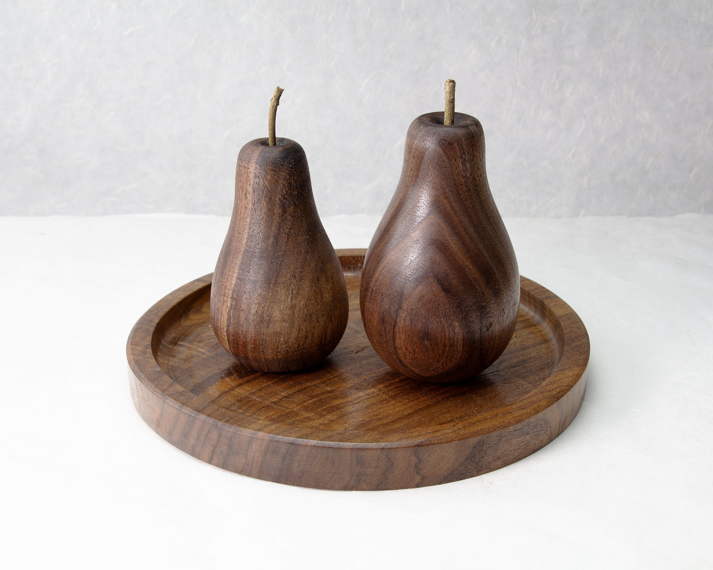 Wooden Fruit Ornaments | Apples | Peach | Pears | Persimmon | Lemon