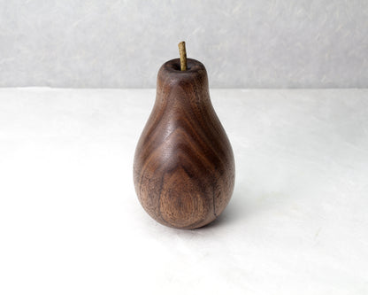 Wooden Fruit Ornaments | Apples | Peach | Pears | Persimmon | Lemon
