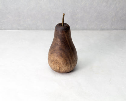 Wooden Fruit Ornaments | Apples | Peach | Pears | Persimmon | Lemon