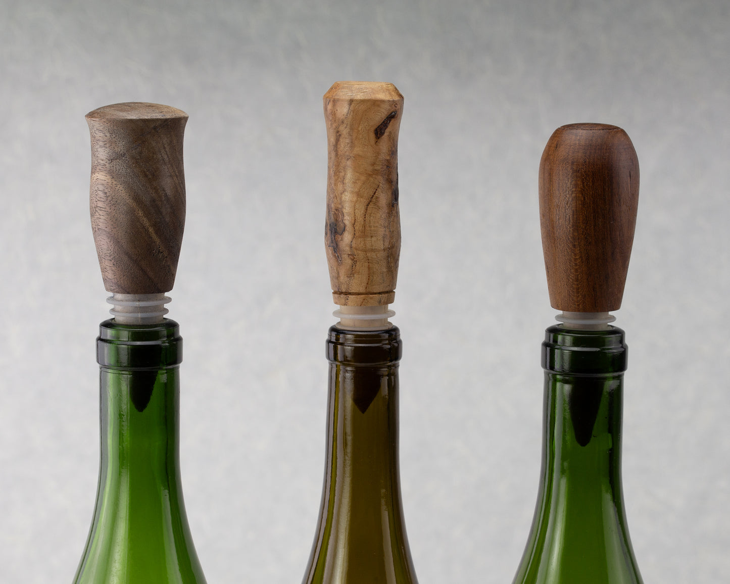 Wine Stoppers | Silicon Rings | Hand Crafted | Woodturning