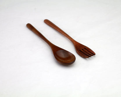 Wooden Spoon And Fork Set |