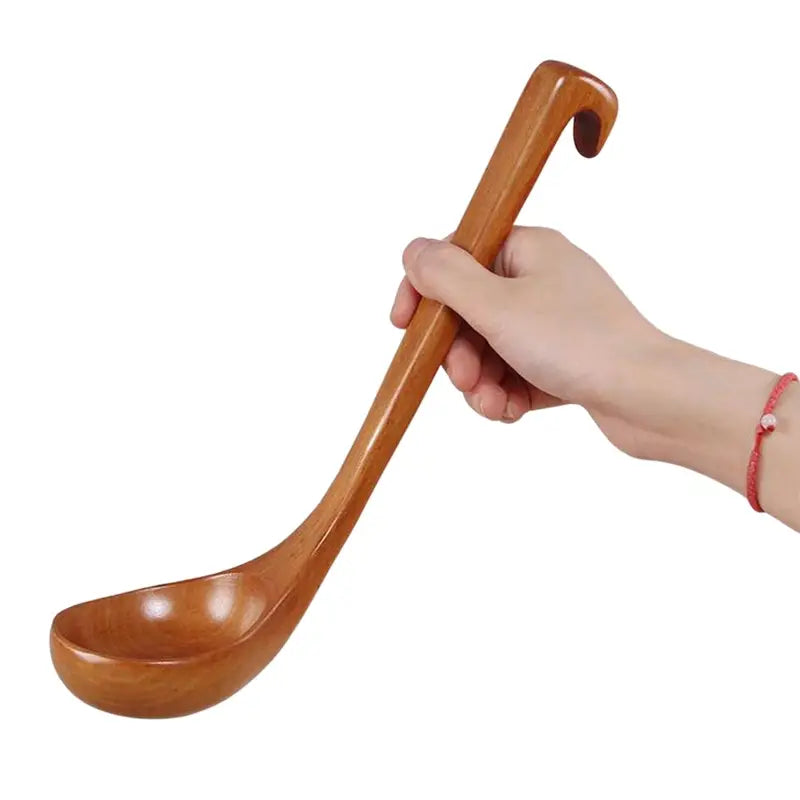 Wooden Soup Ladle | Hot Pot Serving Spoon