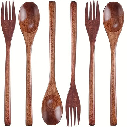 Wooden Spoon And Fork Set |