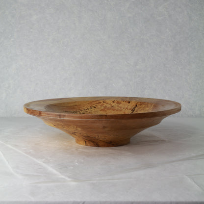 Shallow Bowl | Spalted Norway Maple | 11"diam.x 2.5"h