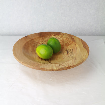 Shallow Bowl | Spalted Norway Maple | 11"diam.x 2.5"h