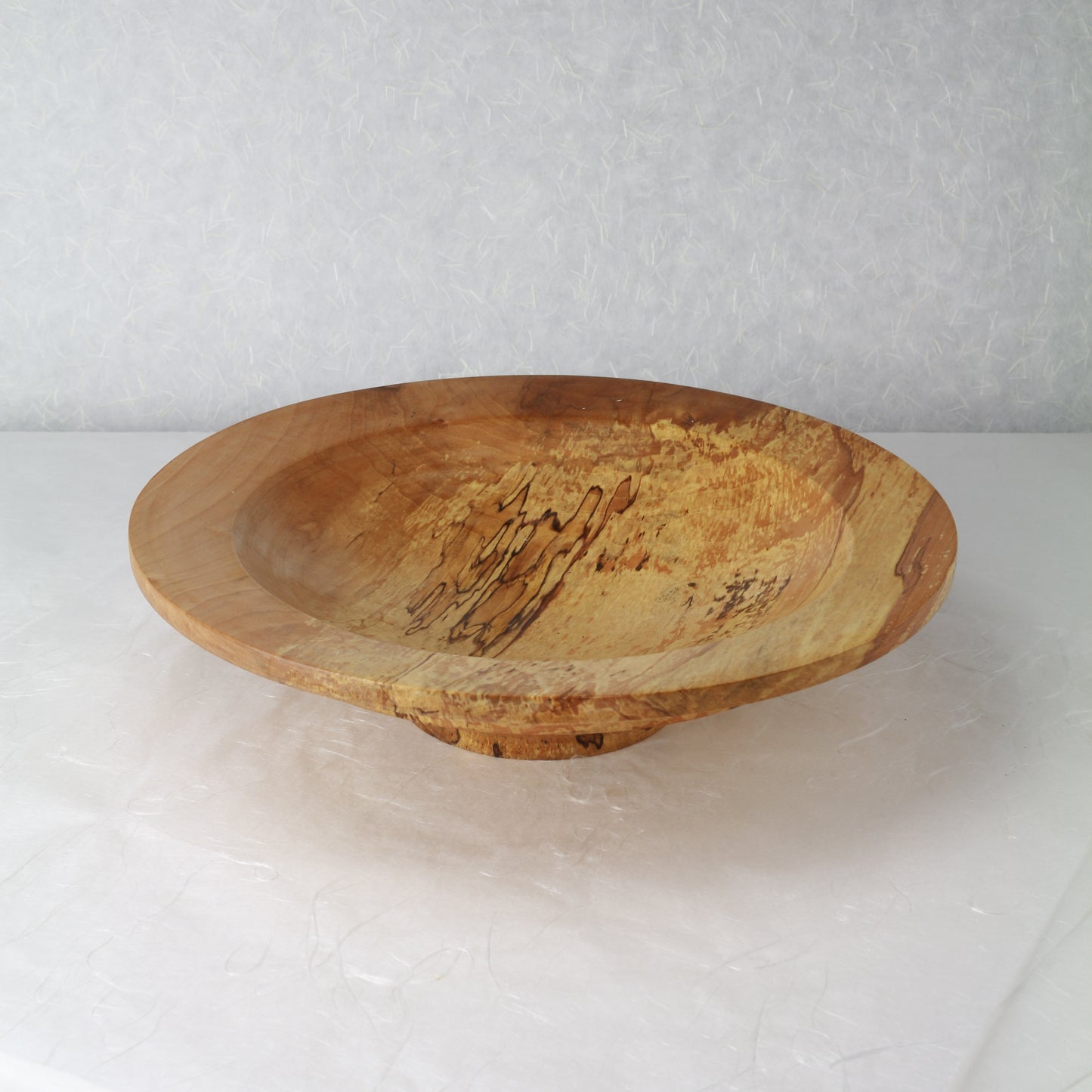 Shallow Bowl | Spalted Norway Maple | 11"diam.x 2.5"h